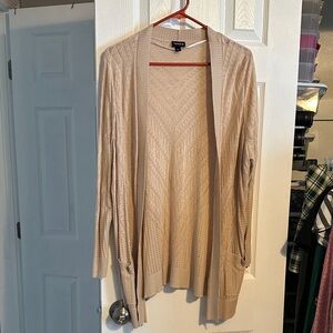 Torrid Tan Open-Front Cardigan
